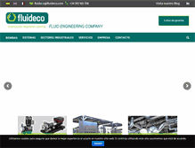 Tablet Screenshot of fluideco.com